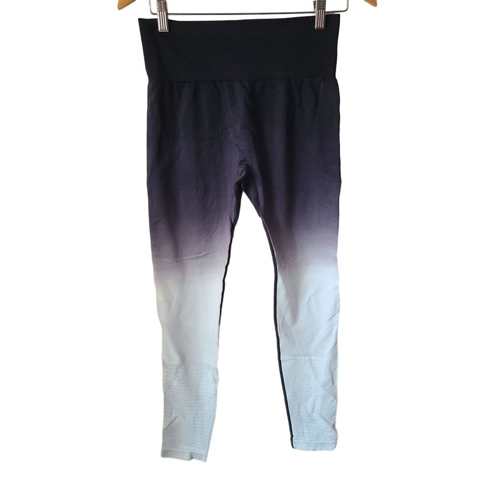 Zyia Active US Women's Size M Ombre High-Waisted Leggings Yoga Running Pilates